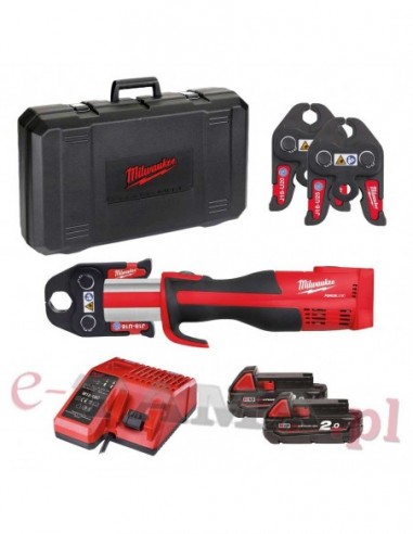 Milwaukee M18 BLHPT-202 U-SET Kompaktowa Zaciskarka Bezszczotkowa