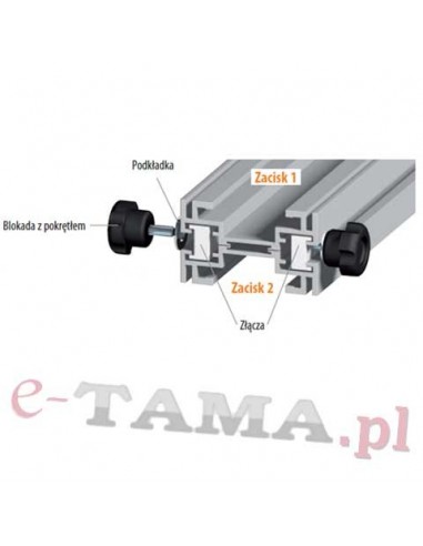 CMT Zestaw łączników do zacisków (8 szt.) Typ.PGC-B2B