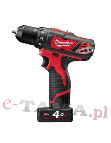 Milwaukee M12 BDD-402C subkompaktowa wiertarko-wkrętarka (2 x 4.0Ah)