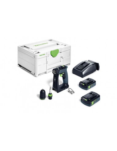 Festool Akumulatorowa wiertarko-wkrętarka CXS 18 C 3,0-Plus