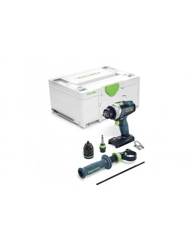 FESTOOL Akumulatorowa wiertarko-wkrętarka udarowa QUADRIVE TPC 18/4 I-Basic