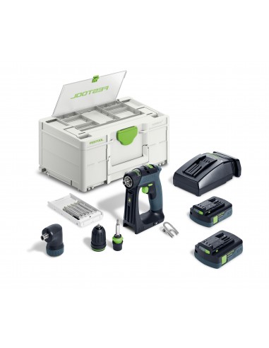 Festool Akumulatorowa wiertarko-wkrętarka CXS 18 C 3,0-Set