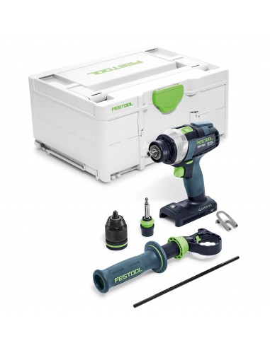 Festool Akumulatorowa wiertarko-wkrętarka TDC 18/4 I-Basic QUADRIVE