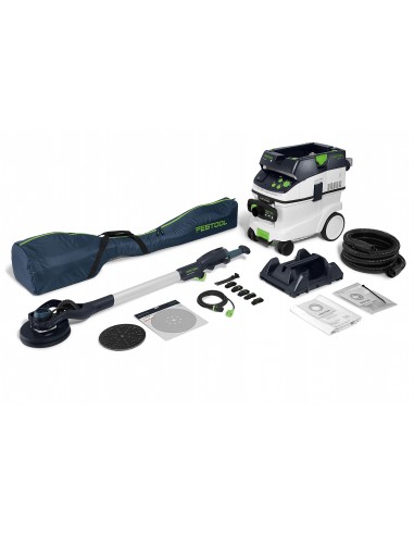 Festool Zestaw złożony z szlifierki przegubowej i odkurzacza LHS 2-M 225 EQ/CTM 36-Set PLANEX