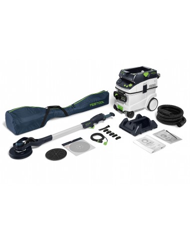 Festool Zestaw złożony z szlifierki przegubowej i odkurzacza LHS 2-M 225 EQ/CTL 36-Set PLANEX Żyrafa + Odkurzacz