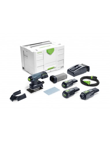 Festool Akumulatorowa szlifierka oscylacyjna RTSC 400 3,0 I-Set na przewód i akumulator