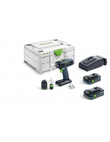 Festool Akumulatorowa wiertarko-wkrętarka T 18+3 HPC 4,0 I-Plus