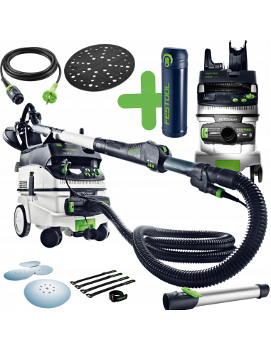 Festool PLANEX LHS 2 225/CTL 36-Set Szlifierka przegubowa + Kubek termiczny Festool gratis