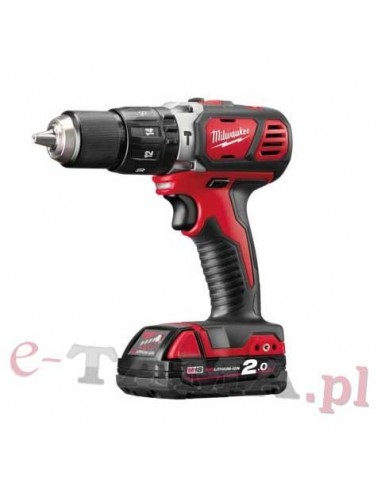 Milwaukee M18 BPD-202C kompaktowa wiertarkowkrętarka udarowa  (2 x 2.0 Ah)