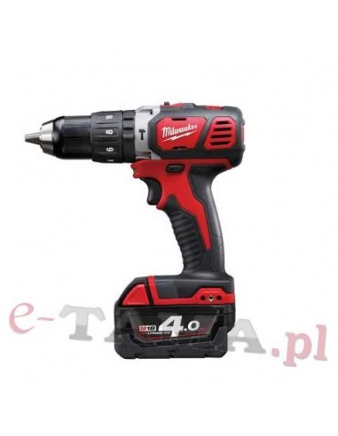 Milwaukee M18 BPD-402C kompaktowa wiertarkowkrętarka udarowa  (2 x 4.0 Ah) 