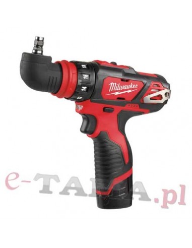 Milwaukee M12 BDDX KIT-202C Wiertarko-Wkrętarka 12V z wymiennym uchwytem 