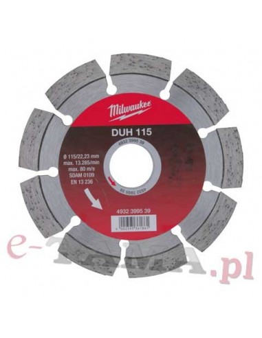 Milwaukee Tarcza diamentowa DUH 230 x 22.2 mm