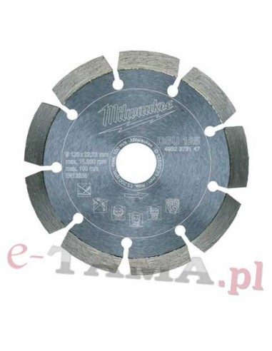 Milwaukee Tarcze diamentowe  DSU 125 / 22.2 mm