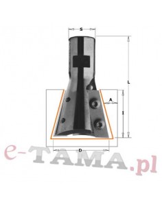 CMT Frez do połączeń  na "jaskółczy ogon" (15°)- system Arunda D-39,5mm I-31,5mm L-65,5mm A-15° S-M12x1 Typ.664