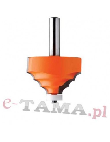 CMT Frez dekoracyjny do twardych materiałów D-66,7mm I-41,3mm R-8mm L-89,8mm  S-12mm Typ.980.521