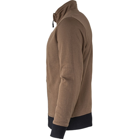 Lahti Pro Bluza z suwakiem brązowa rozmiar XL CE
