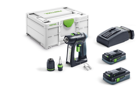 Festool Akumulatorowa wiertarko-wkrętarka C 18 HPC 4,0 I-Plus