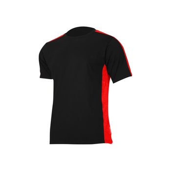 Lahti Pro Koszulka t-shirt gramatura 180g czarno-czerwona rozmiar S CE