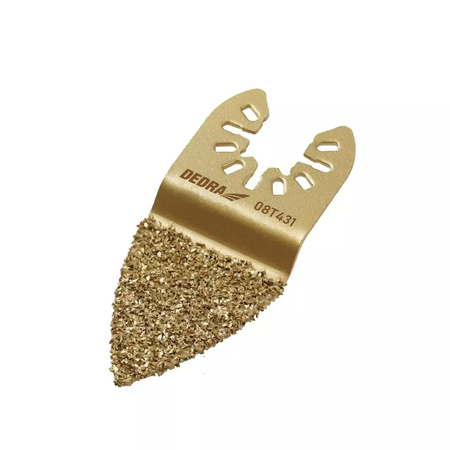 DEDRA Brzeszczot do ceramiki, głębokość 35mm, nasyp węglikowy