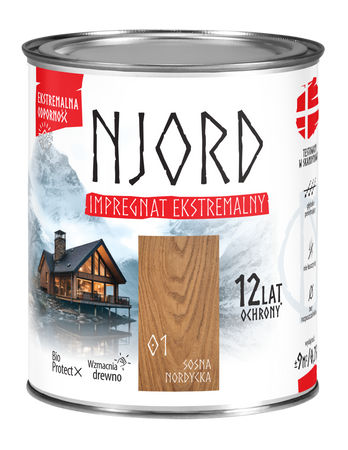 NJORD IMPREGNAT EKSTREMALNY 5 L – SOSNA NORDYCKA 01