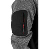 Lahti Pro Kurtka sweter wstawki soft szaro-czarna rozmiar 3XL CE