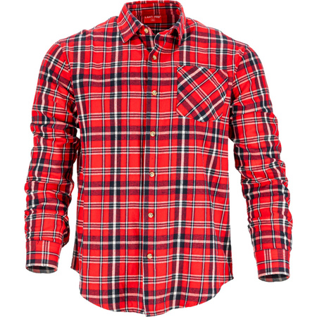 Lahti Pro Koszula flanelowa czerwono-granatowa gramatura 170g rozmiar 3XL CE