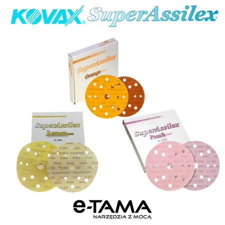 Kovax Super Assilex Peach Krążek ścierny 150 mm P1500