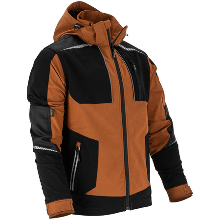 Lahti Pro Bluza stretch brązowo-czarna rozmiar XL CE