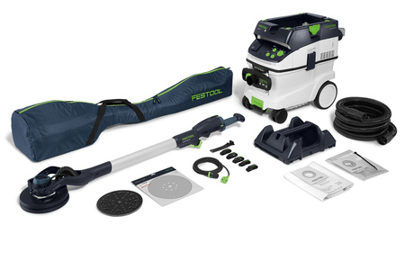 Festool Zestaw złożony z szlifierki przegubowej i odkurzacza LHS 2-M 225 EQ/CTM 36-Set PLANEX