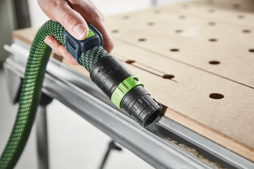 Pilot Festool CT-F I założony na rurę odkurzacza