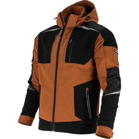 Lahti Pro Bluza stretch brązowo-czarna rozmiar 2XL CE