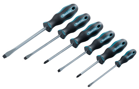 Makita Zestaw śrubokrętów PZ1 / PZ2 / SL4 / SL5,5 / SL6,5 / SL8