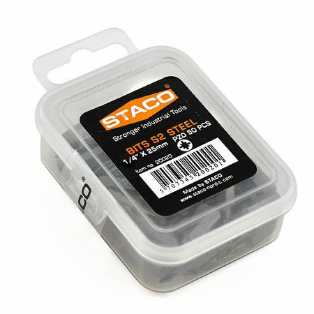 20020.STACO bit 1/4 in PZ0x25mm50 szt