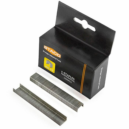 24164.STACO Zszywki nr.13 10mm 2000szt.Grubość 0,7mm szerokość 10,5mm Długość wagonika 72,82mm