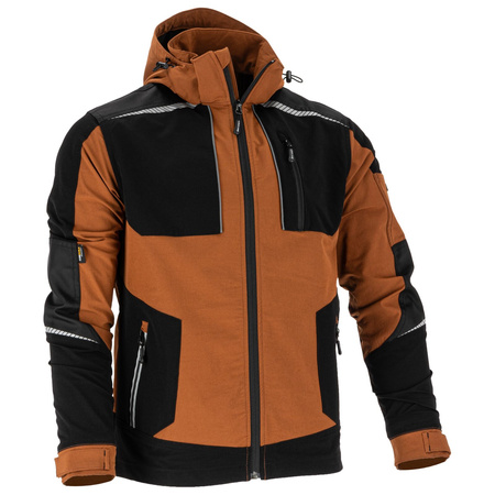 Lahti Pro Bluza stretch brązowo-czarna rozmiar 2XL CE