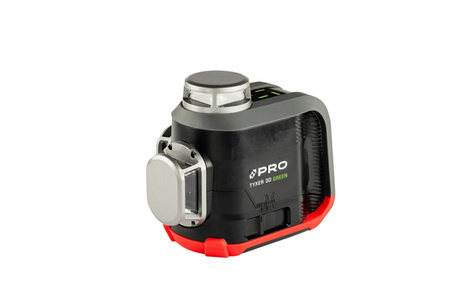 Pro laser krzyżowy TYXXER 3DG z zieloną wiązką 3x360 