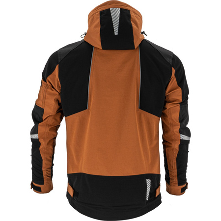 Lahti Pro Bluza stretch brązowo-czarna rozmiar 3XL CE