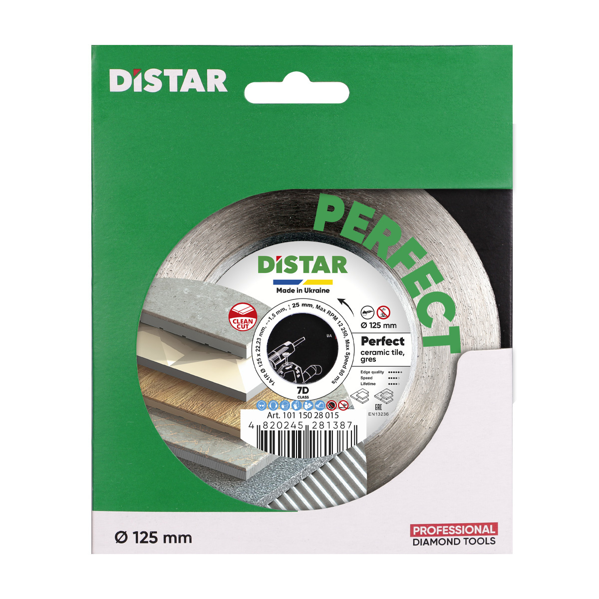 [Image of Tarcza DISTAR PERFECT w opakowaniu]