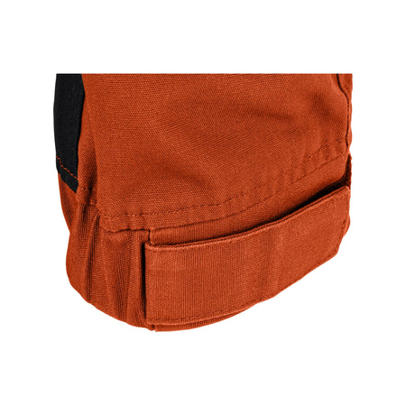 Lahti Pro Spodnie z elementami stretch ceglasto-czarne rozmiar 2XL CE