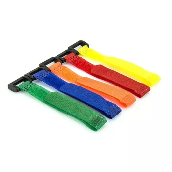 DEDRA Opaski rzepowe 12x150mm, mix kolorów 10szt