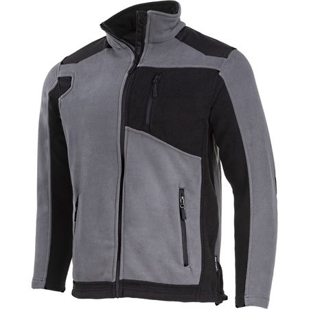 Lahti Pro Bluza polarowa ze wzmocnieniami szaro-czarne rozmiar 2XL CE
