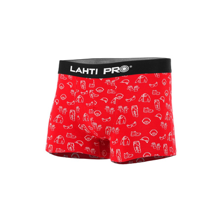 Lahti Pro Bokserki męskie z drukowanym motywem 3 pary rozmiar 2XL