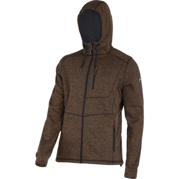 Lahti Pro Bluza z kapturem i suwakiem brązowa rozmiar 2XL CE