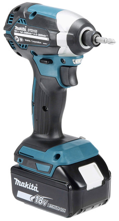 Makita Akumulatorowa zakrętarka udarowa DTD153Z 18V 170Nm LXT