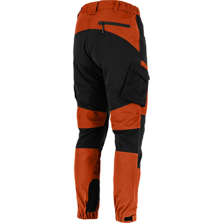 Lahti Pro Spodnie z elementami stretch ceglasto-czarne rozmiar 2XL CE