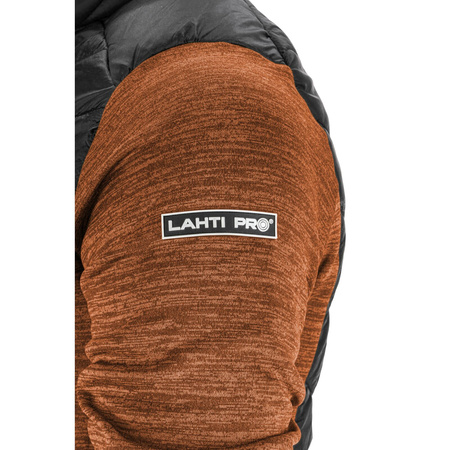 Lahti Pro Bluza ocieplana brązowo-czarna rozmiar M CE