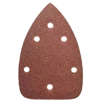DEDRA Papier ścierny Delta 40gr, 140x140x80mm, rzep, kpl 5szt