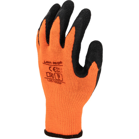 Lahti Pro Rękawice ocieplane czarno-pomarańczowe L251009P rozmiar 9 CE