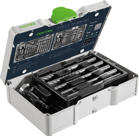 Festool Zestaw bitów i wierteł SYS3 S 76-BB-Set