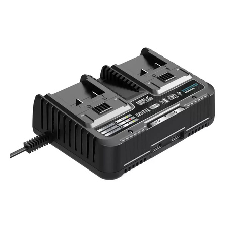 DEDRA Ładowarka podwójna 2x2,3A SAS+ALL DED7038V